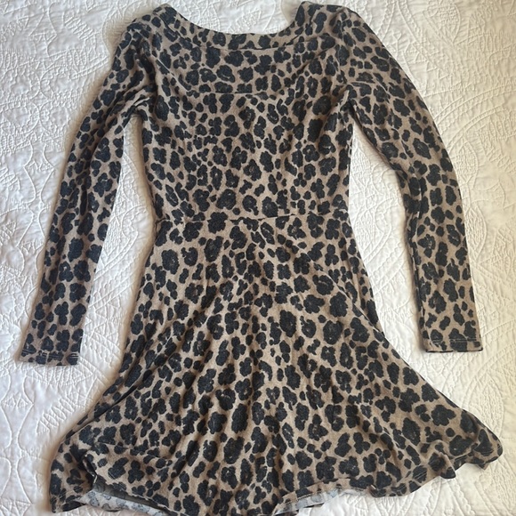 Extra Soft Leopard Print Long Sleeve Abound Dress - Picture 4 of 4